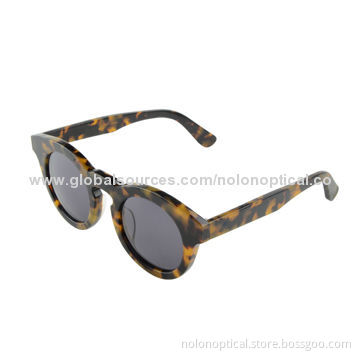 Fashionable Acetate Sunglasses with UV400 Protection, Customized Logos Available